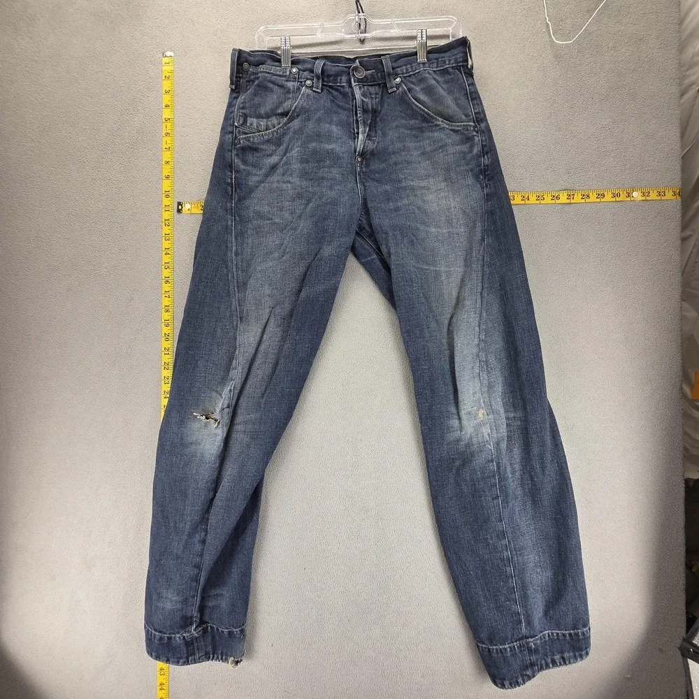 Vintage Levis Engineered Jeans Mens 30x32 Blue Twisted Buckle Back One Pocket